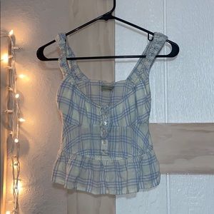 Urban outfitters plaid tank top